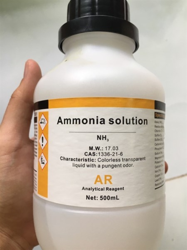 Amoniac - NH4OH - Hoá chất cao cấp được dùng trong nông nghiệp 