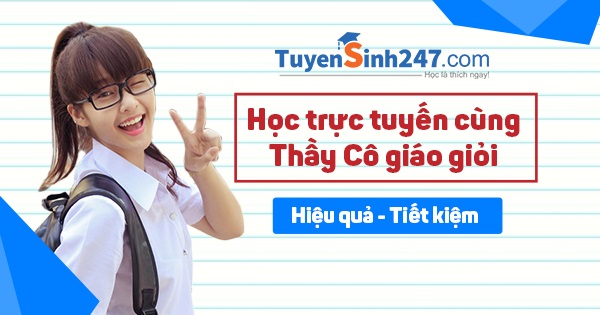 Tuyensinh247.com một trong các trang web học tập được nhiều người biết đến