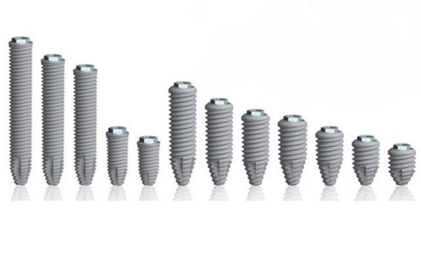 Kích cỡ trụ Implant