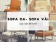 So sánh sofa thư giãn da và vải