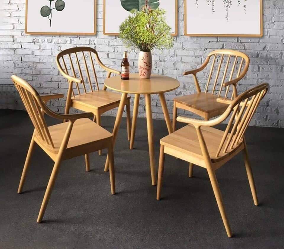 Ưu điểm khi chọn bàn ghế gỗ cafe đẹp