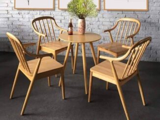 Lưu ý khi sử dụng bàn ghế gỗ cafe nhỏ gọn