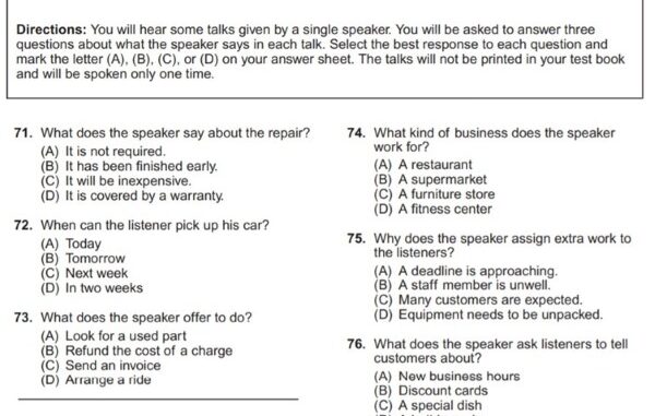 listening-part-4 cau-truc-de-thi-toeic-moi-nhat-3