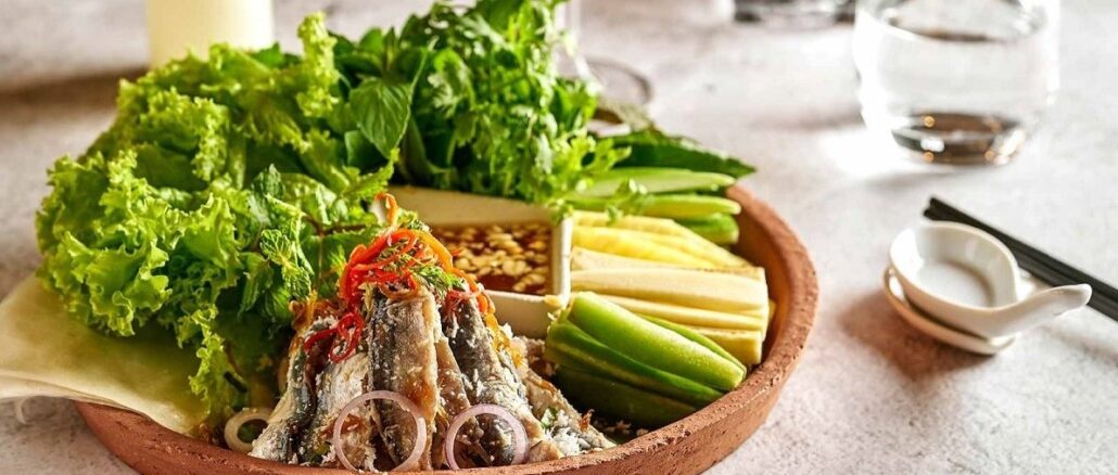 Thực đơn hấp dẫn ngoài gỏi cá trích